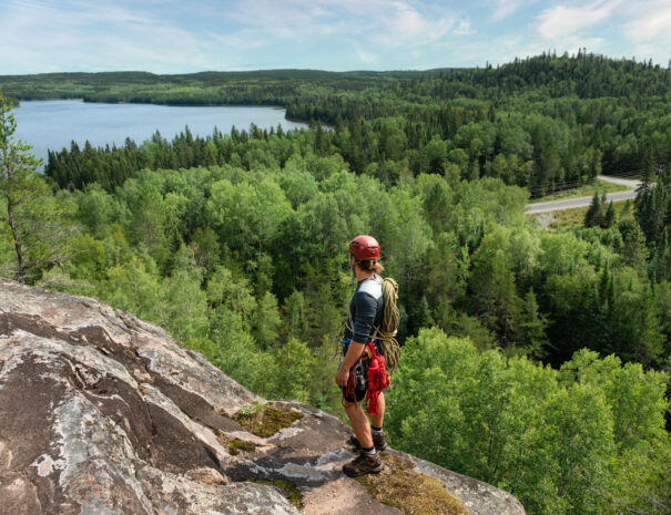 Jones Road climbing tour kenora, ontario