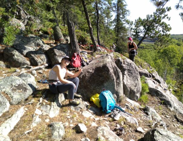 Rock climbing kenora