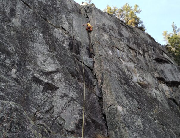 rock climbing kenora, ontario - Safety first